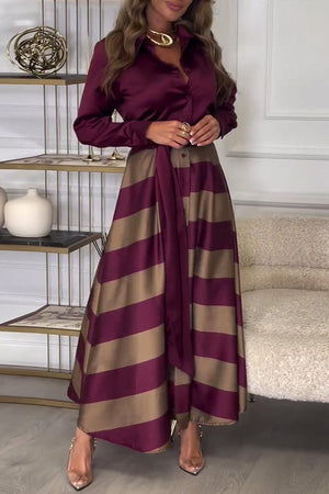 Viena – Vestido Elegante com Efeito de Duas Peças